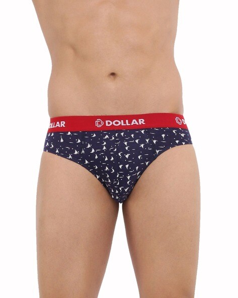 Men's Assorted Pack of 2 Printed Cotton Briefs