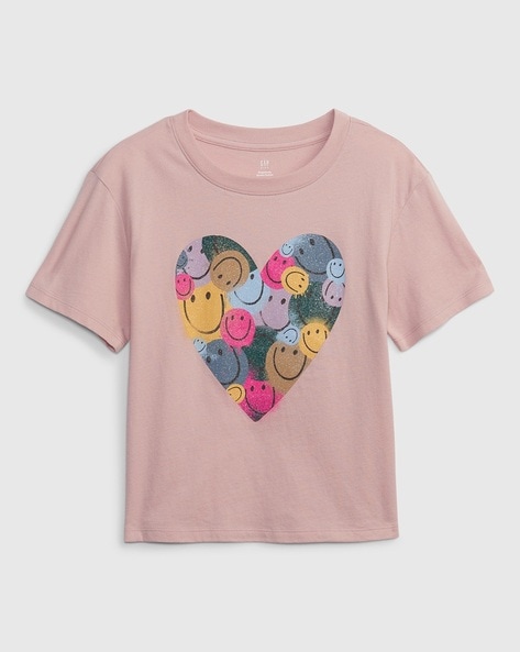 Gap Kids Graphic Print Round-Neck T-Shirt