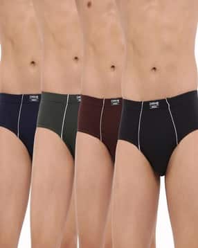 dollar bigboss Pack of 4 Men Anti-Microbial Super Combed Cotton Solid Brief-picture-18