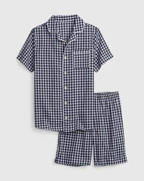 Checked Shirt with Shorts Set-image-37