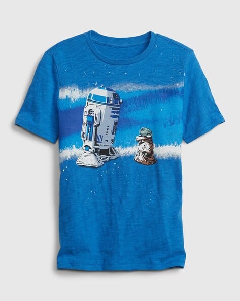 Star Wars Print Round-Neck T-Shirt
