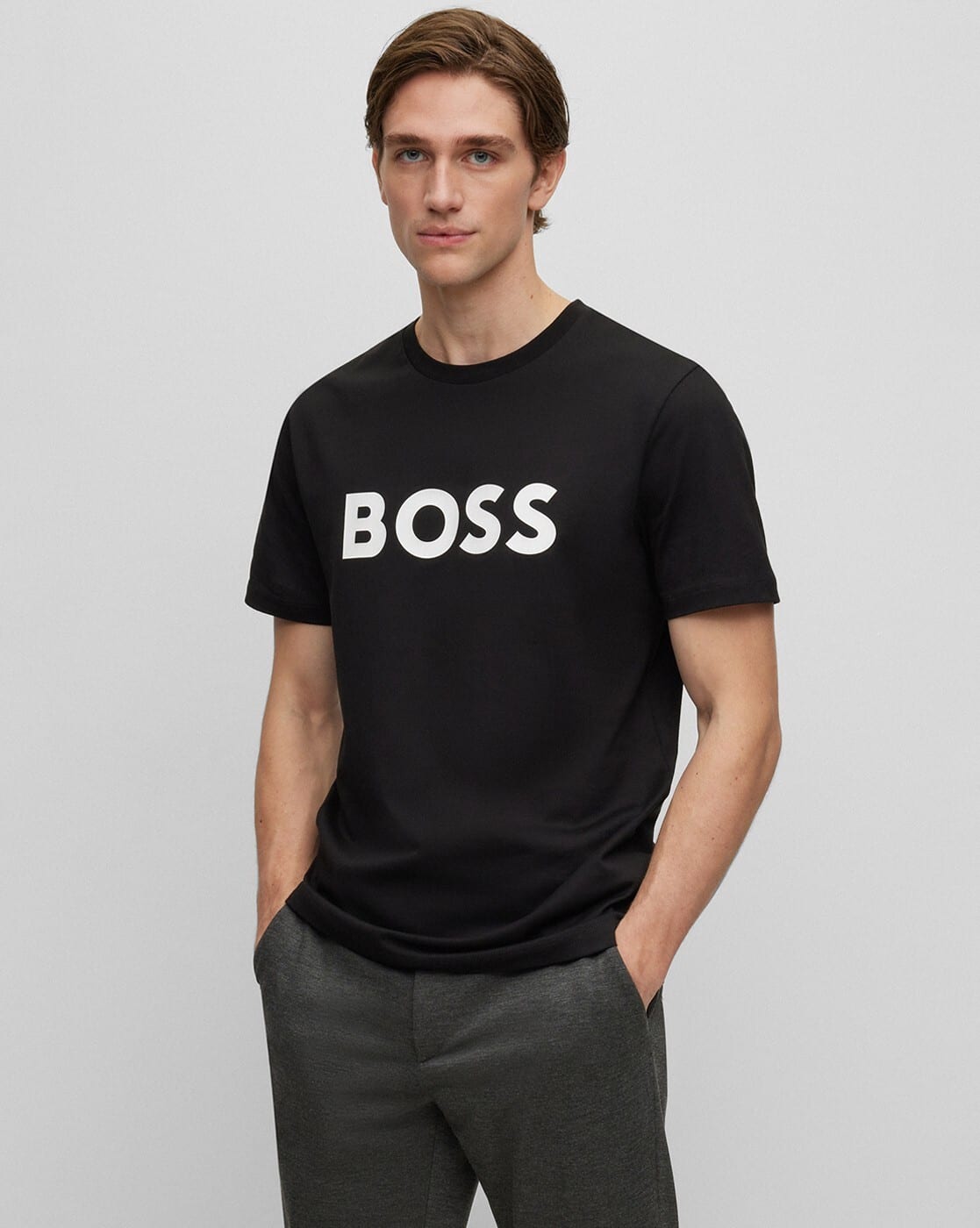 Logo Print Regular Fit Cotton Jersey T-Shirt