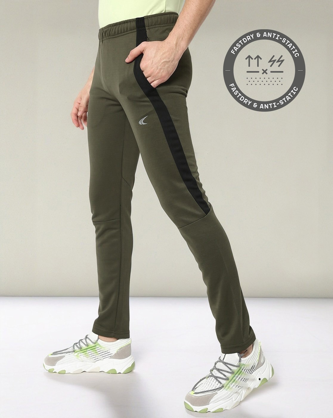 Buy Olive Green Track Pants for Women by PERFORMAX Online