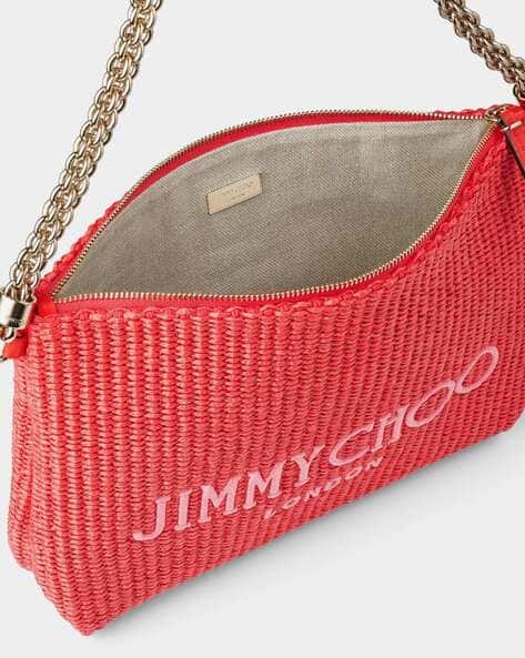 Buy Jimmy Choo Callie Medium Shoulder Bag | Pink Color Women