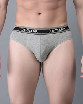 dollar bigboss Men Cotton Solid Double Pouch Support Brief-picture-2