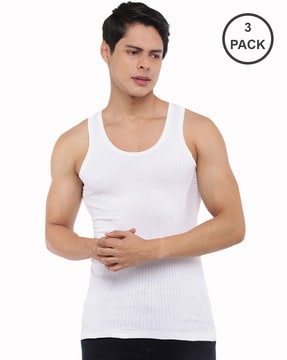 Buy White Vests for Men by DOLLAR BIGBOSS Online