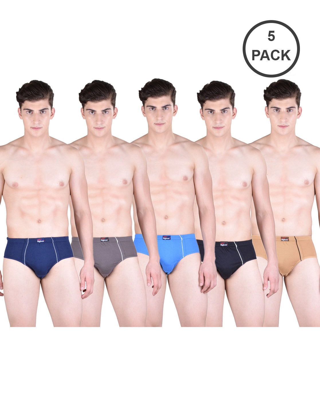 Buy Assorted Briefs for Men by DOLLAR BIGBOSS Online