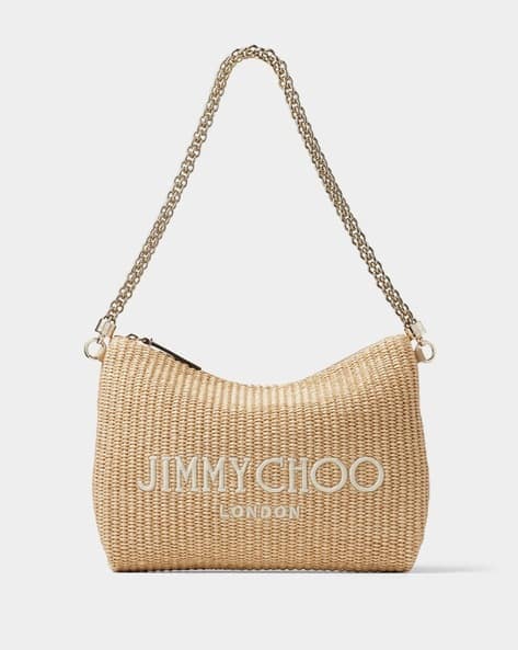 Buy Jimmy Choo Callie Medium Shoulder Bag | Beige Color Women