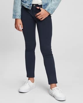 Skinny Fit Mid-Rise Trousers-image-1