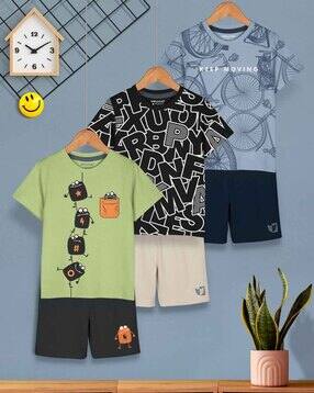 hellcat Boy Printed Shorts & T-Shirts Set-picture-45