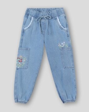 Buy Blue Jeans Jeggings for Girls by KG FRENDZ Online Ajio