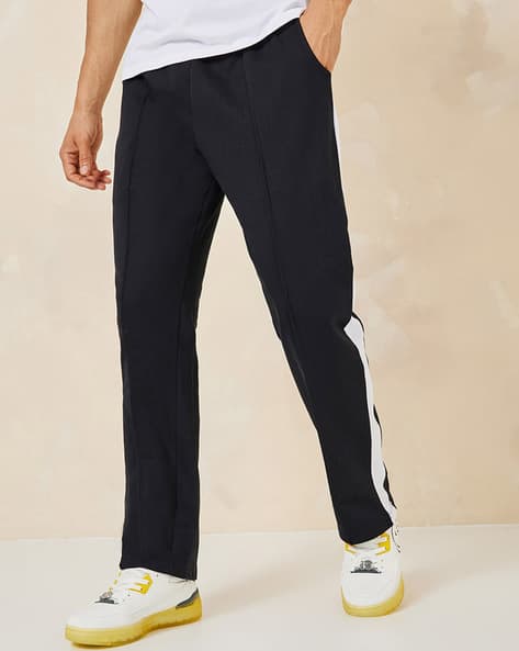Buy Black Track Pants for Men by Styli Online
