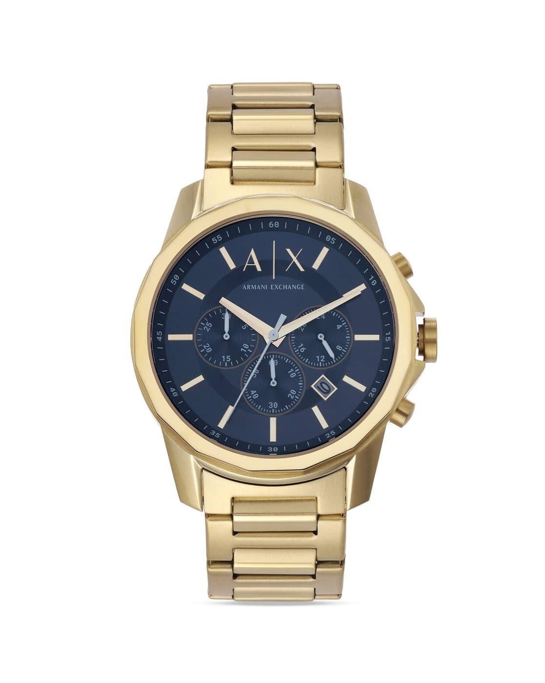 Buy ARMANI EXCHANGE Men Chronograph Gold Watch AX7151SET Gold