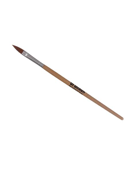 BRONSON PROFESSIONAL Nail Art Acrylic Brush Set for Liquid & Powder No.6 - Brown
