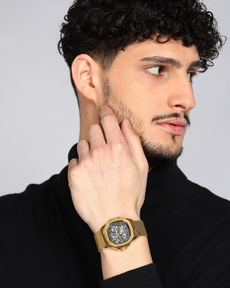 French Connection Men Black Dial Automatic Watch - FCA05-5