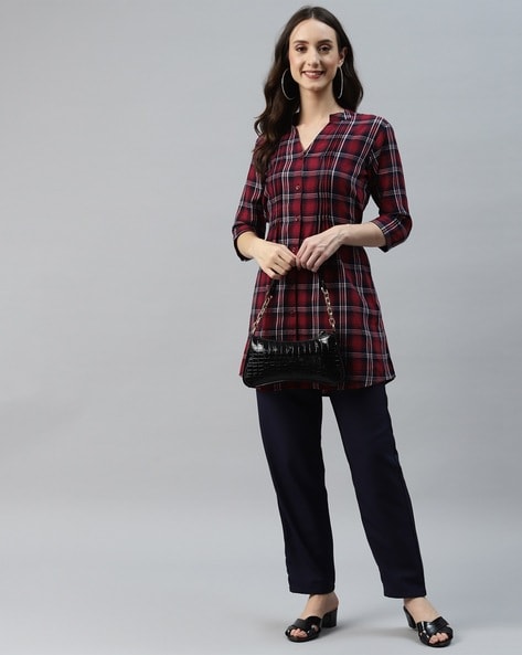 Buy Maroon Shirts for Women by ONE FEMME Online