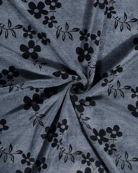 FABINALIV 420 GSM Floral Print Cotton Bath Towel 55" x 27"