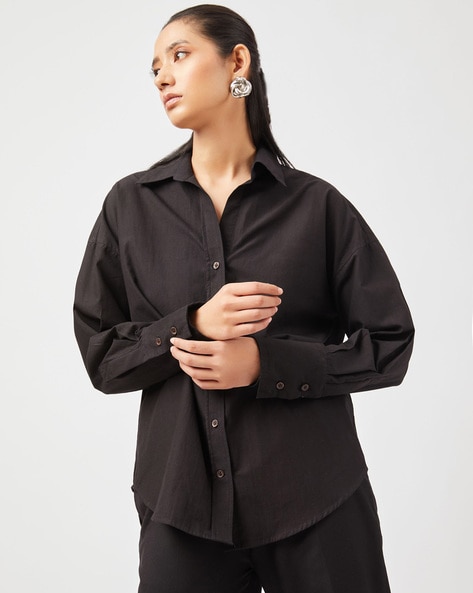 Black shirt and dress pants online