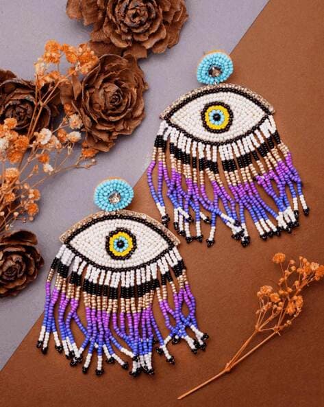 Buy Blue Earrings for Women by Viraasi Online Ajio