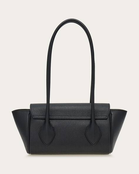 Buy Ferragamo East-West Small Tote Bag | Black Color Women