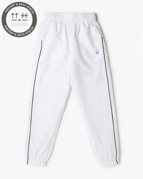 Boys white joggers sale