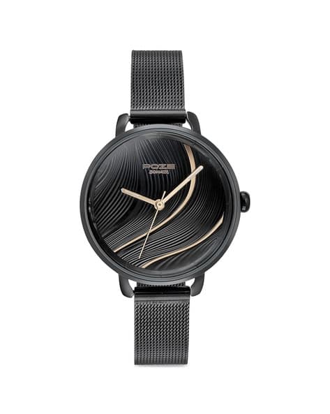 SONATA Women Analogue Watch with Mesh Strap-SP80071NM01W