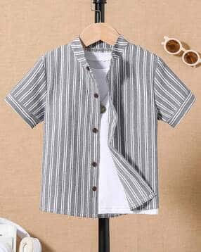 tior Boys Striped Regular Fit Shirt-picture-42