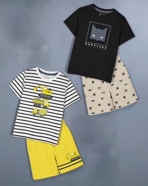 Hellcat Girls Pack of 2 Printed T-Shirts with Shorts