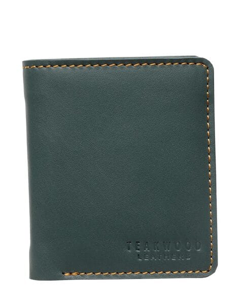 Buy Green Wallets for Men by TEAKWOOD LEATHERS Online | Ajio.com