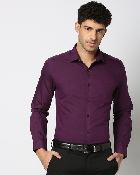 John Players Men Slim Fit Shirt