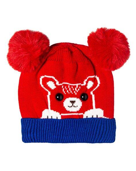 Buy Red, Blue Caps Hats for Infants by Babymoo Online