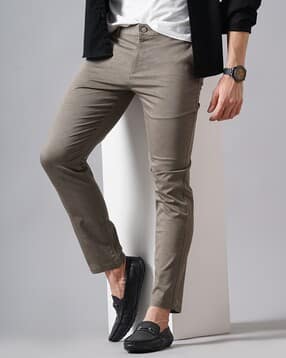 british club Men Slim Fit Low-Rise Chinos-picture-25