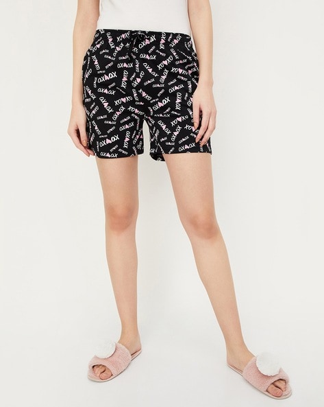 Ladies printed shorts best sale