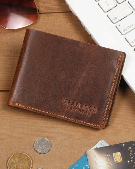 Buy Brown Wallets for Men by TEAKWOOD LEATHERS Online | Ajio.com