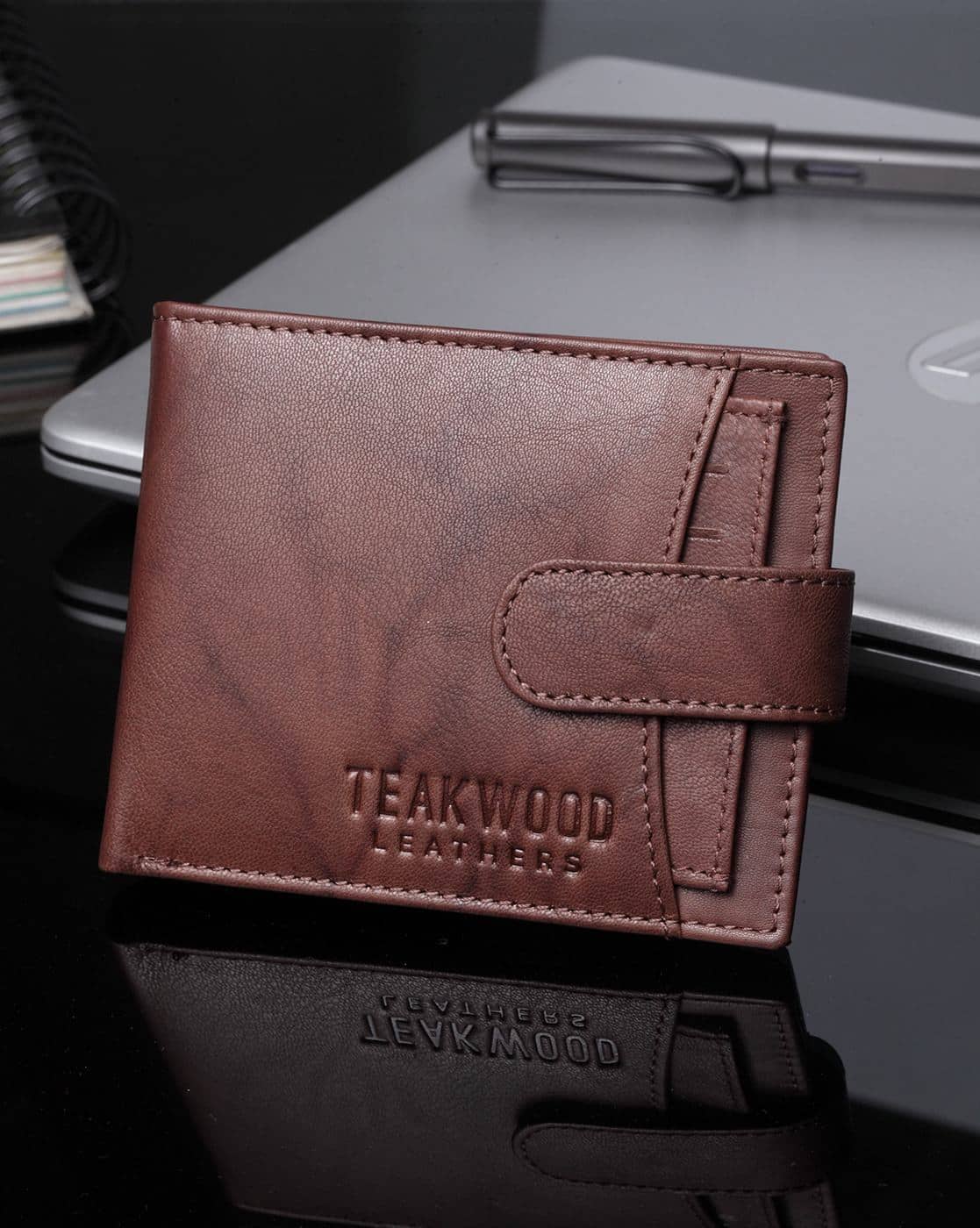 Buy Brown Wallets for Men by TEAKWOOD LEATHERS Online | Ajio.com
