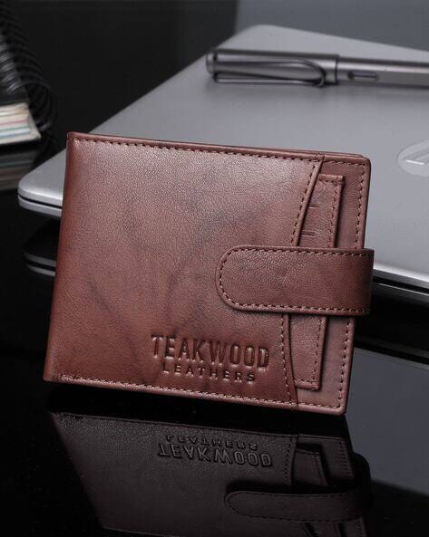 Buy TEAKWOOD LEATHERS Bi-Fold Wallet with Magnetic  Online