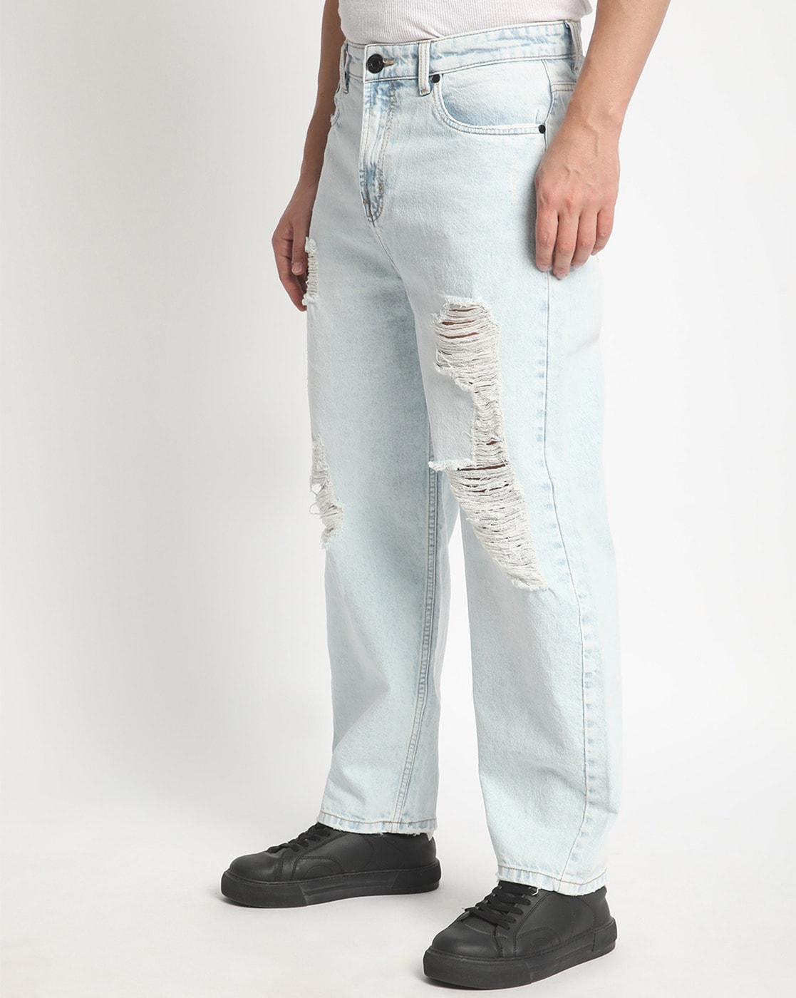 Buy Light Blue Jeans for Men by BENE KLEED Online | Ajio.com