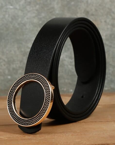 Buy Black Belts for Women by TEAKWOOD LEATHERS Online