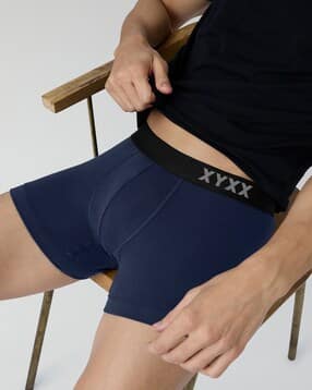 xyxx Cotton Trunks with Logo Waistband-picture-45