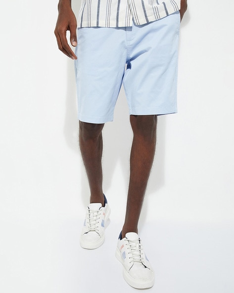 URB_N Men Slim Fit Solid Shorts