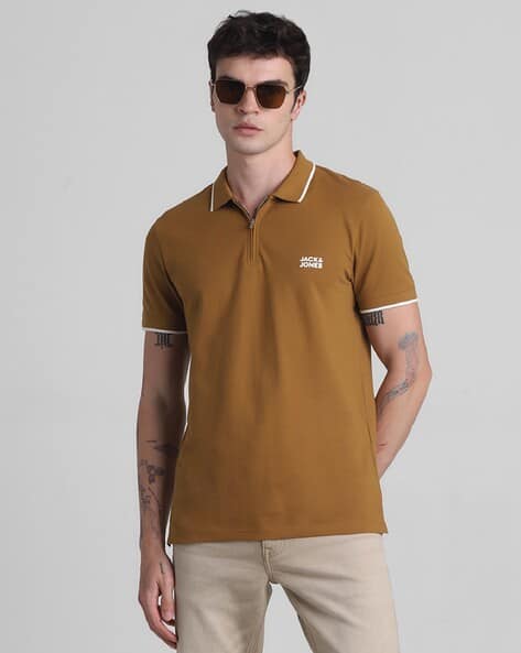 Buy Bronze Brown Tshirts for Men by Jack Jones Online