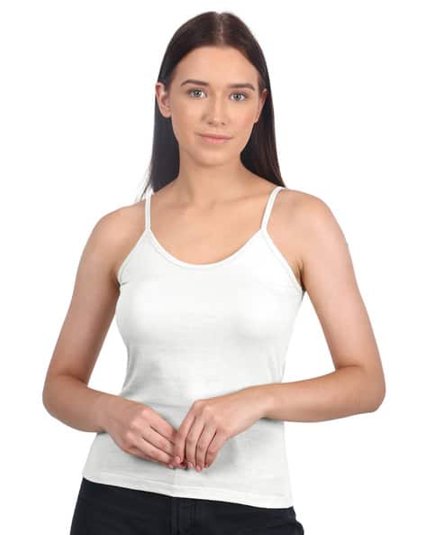 Buy White Camisoles Slips for Women by VANILA Online