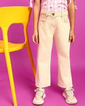 tales & stories Girl Straight Jeans with Insert Pockets-picture-31
