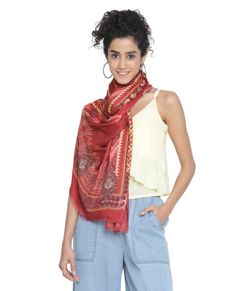 Women Aztec Printed Stole Price in India
