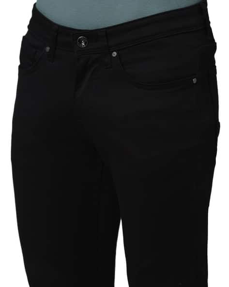Men Slim Fit Jeans with 5-Pocket Styling