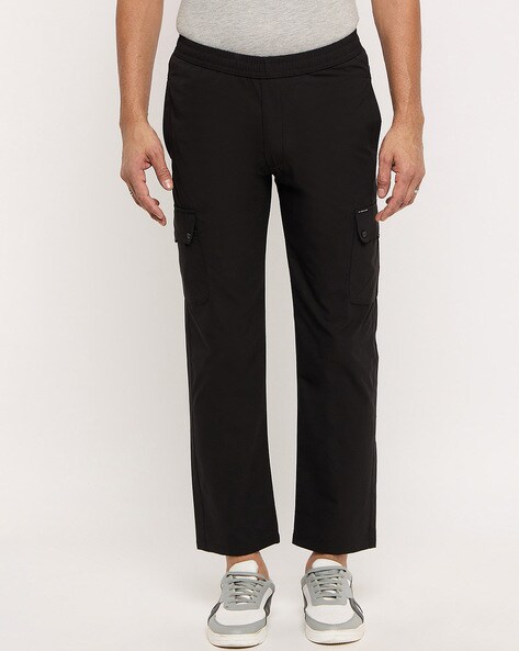 Buy BLACK Track Pants for Men by OKANE Online Ajio