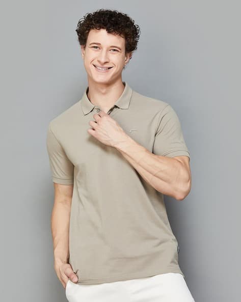 Price History of Fame forever by lifestyle Men Regular Fit Polo T - Main Image