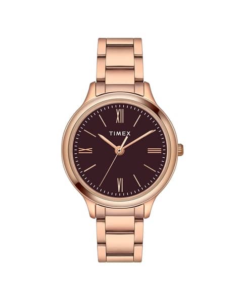Timex Women Analogue Watch with Metal Strap-TWTL121SMU02
