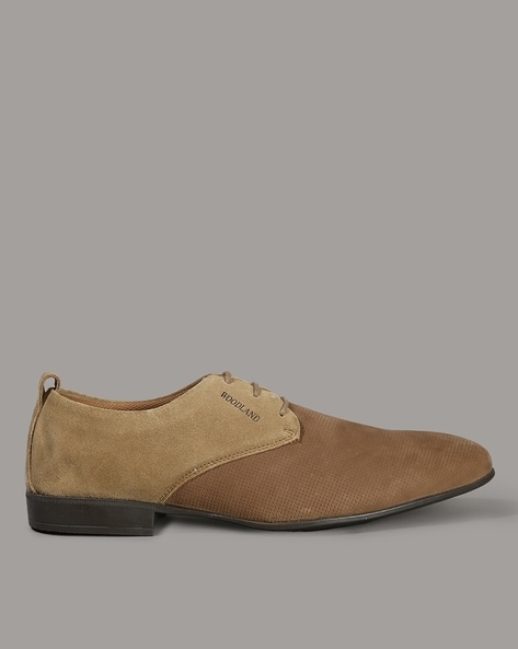 Woodland Men Low-Top Lace-Up Shoes