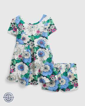 gap kids Floral Print Skater Dress-picture-13